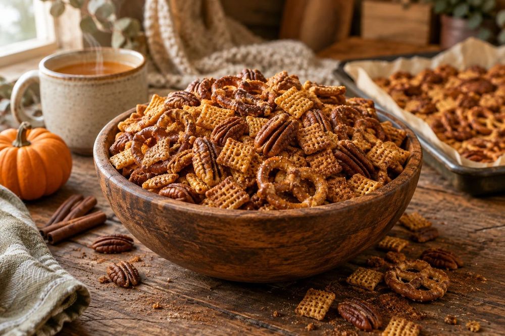 Pumpkin Spice Chex Mix