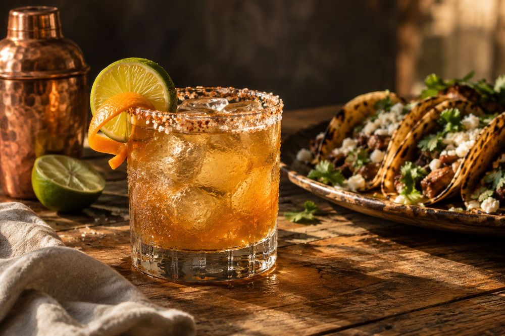 Whiskey Bourbon Margarita for Taco Night