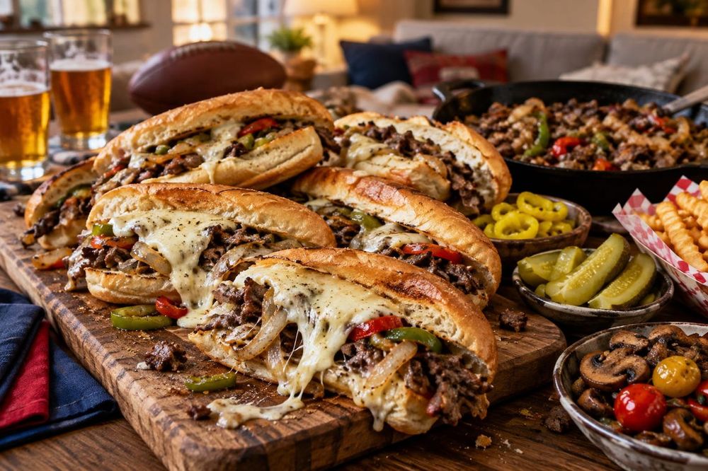 Easy Philly Cheesesteak for a Crowd