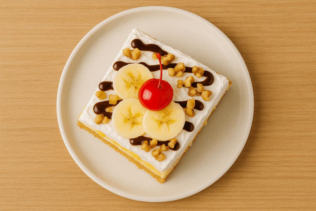 No-Bake Banana Split Cake