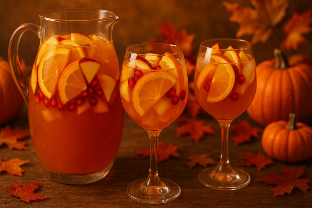 Pumpkin Spice Fireball Sangria