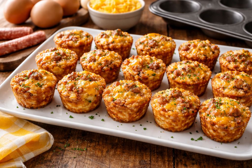 Sausage Hashbrown Bites