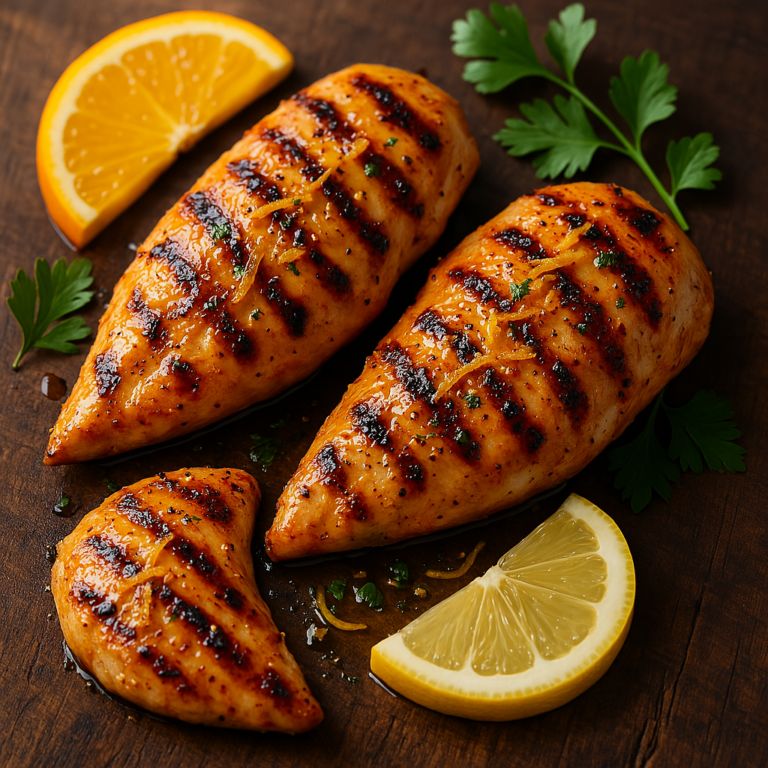 Grilled Citrus Chicken with Glaze