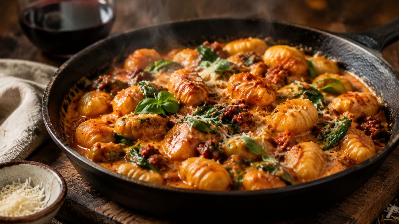 Creamy Chorizo Gnocchi