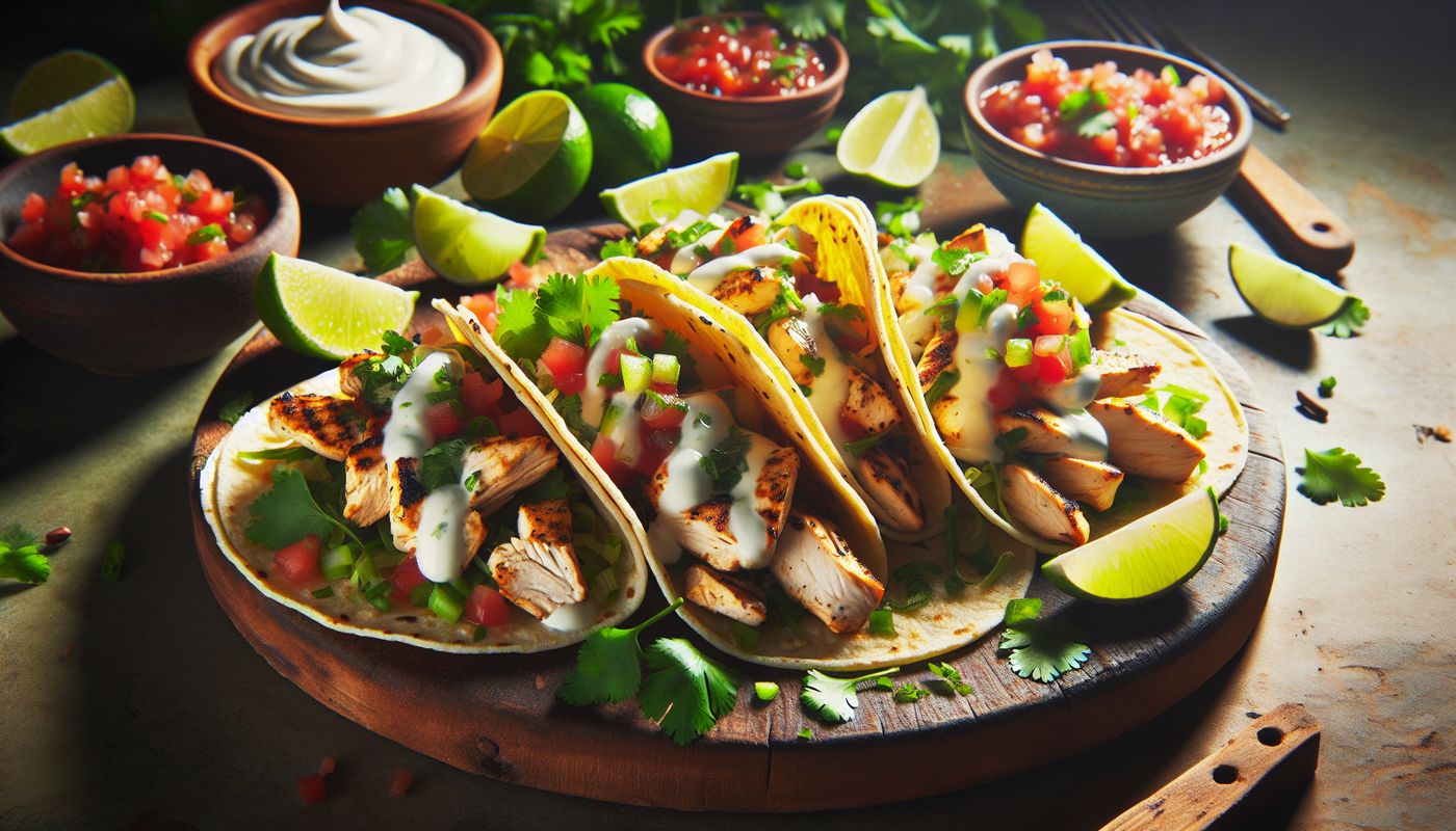 Chicken Cilantro Lime Tacos