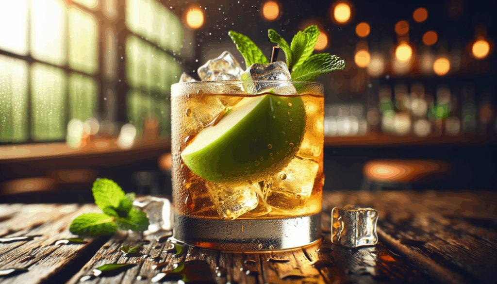 Apple Whiskey Smash