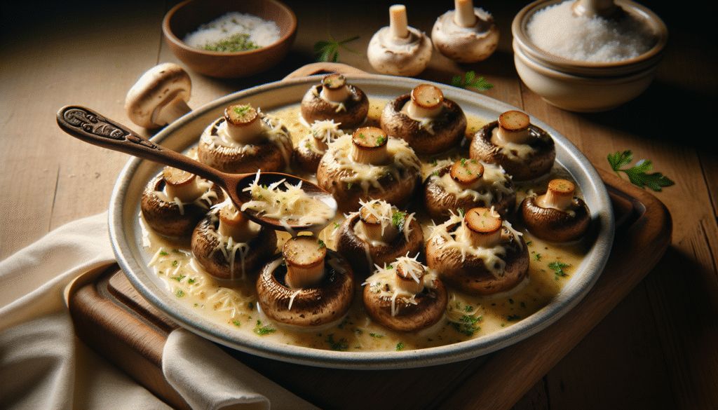 Garlic Parmesan Mushrooms