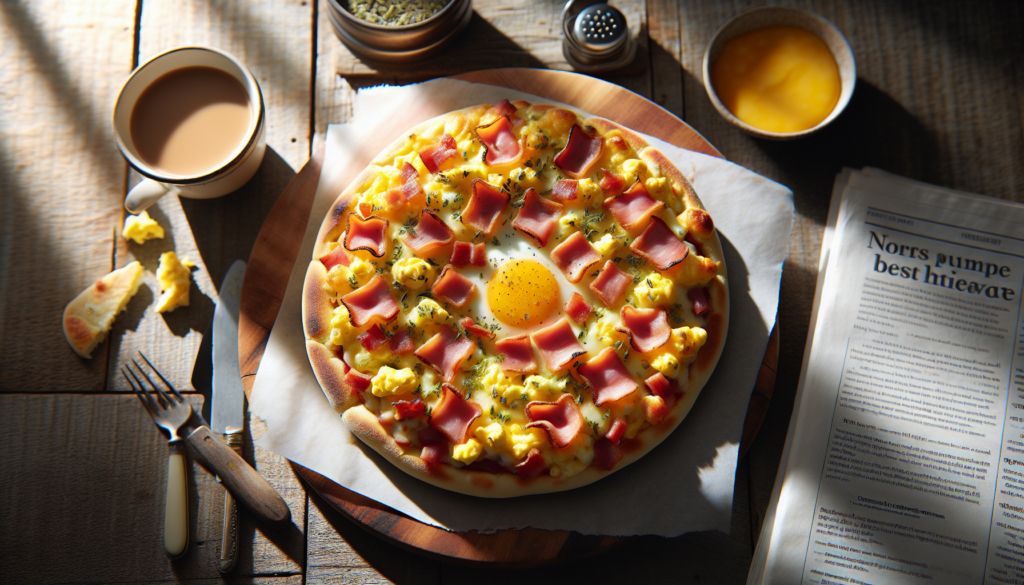 English Muffin Breakfast Pizza