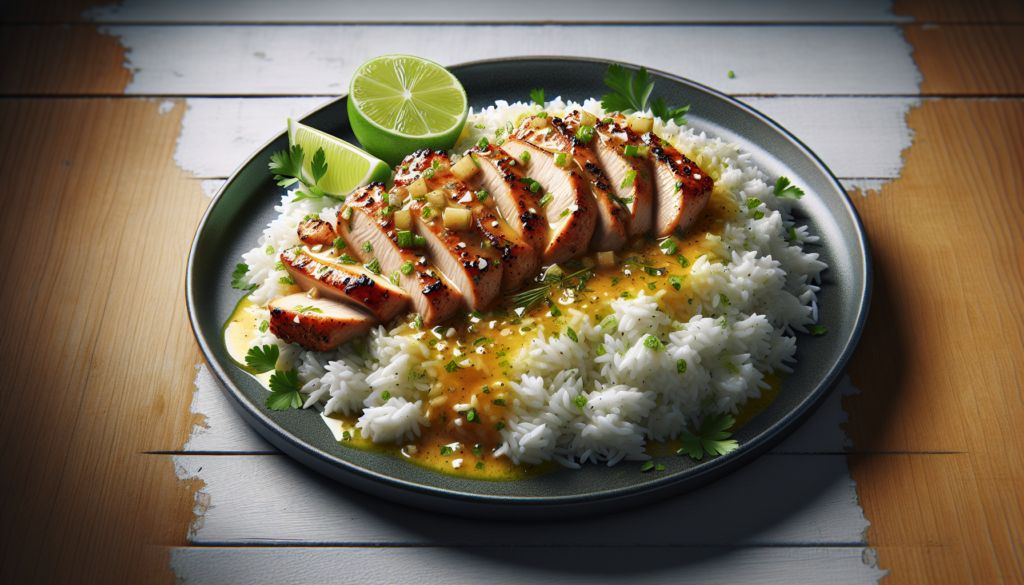 Ginger Lime Pork with Creamy Coconut Rice
