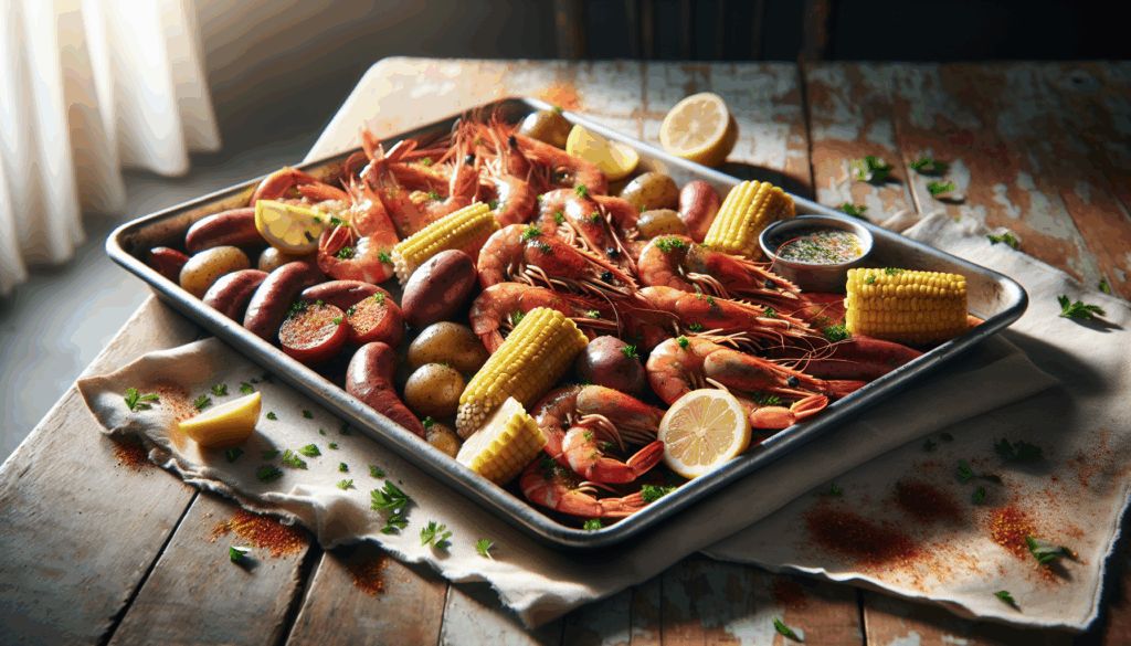 Sheet Pan Shrimp Boil