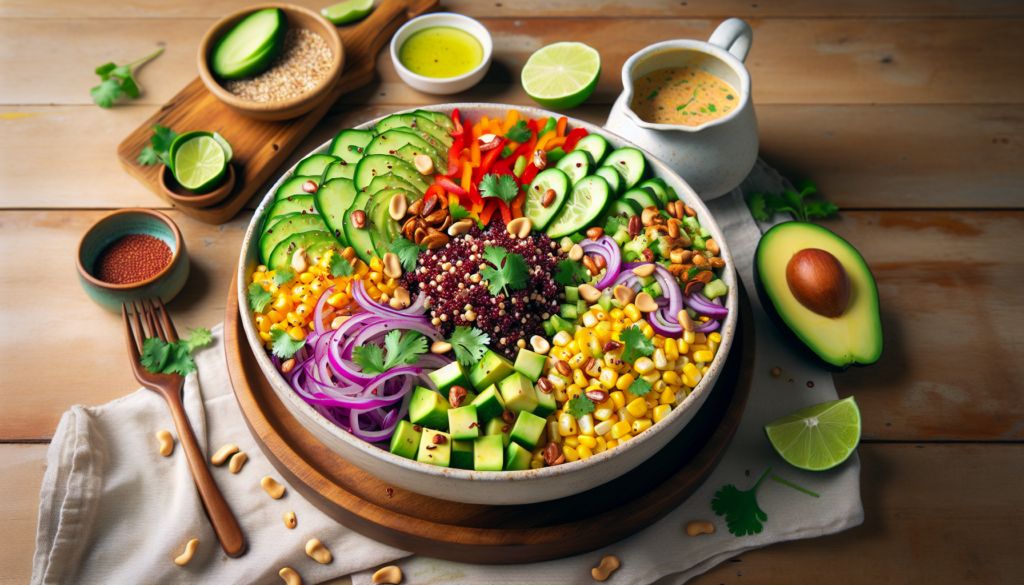 Vegan Crunchy Thai Quinoa Salad