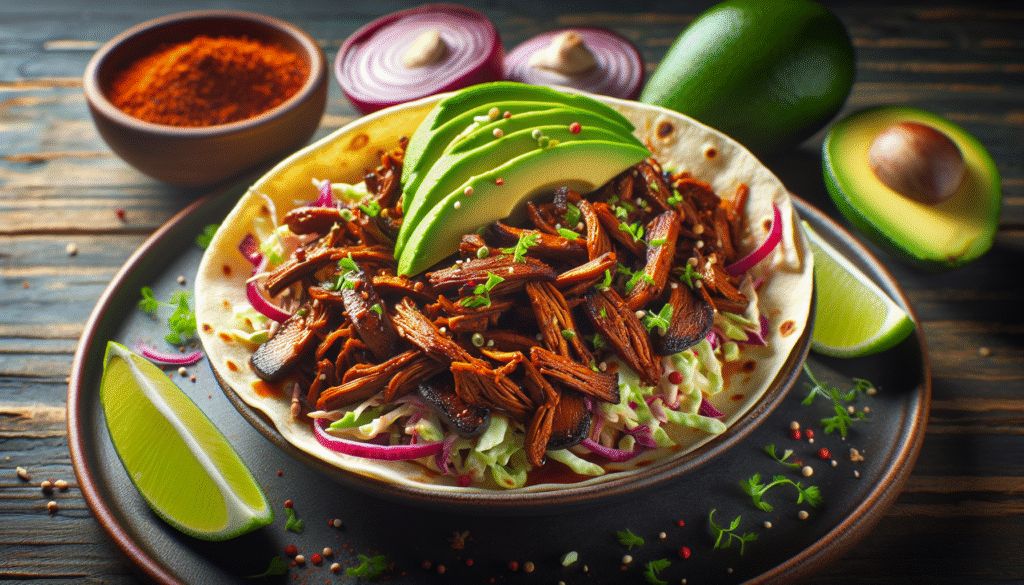 Vegan Carnitas with Mushrooms
