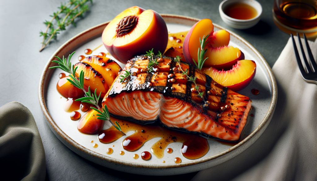 Bourbon Peach Salmon