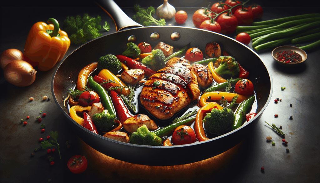 One Pan Balsamic Chicken and Veggies