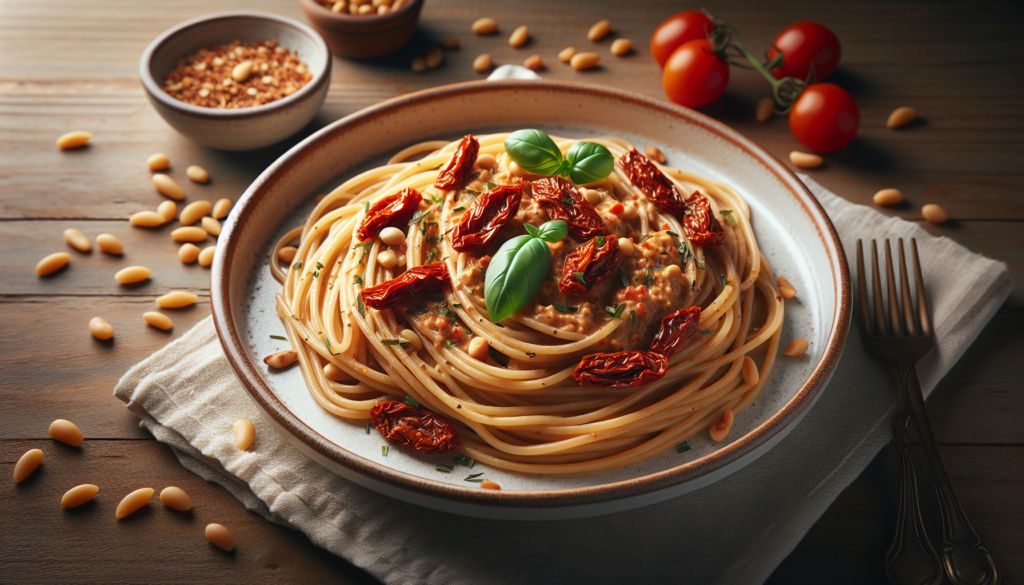 Vegan Creamy Sun-Dried Tomato Pasta
