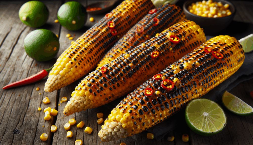 Charred Corn with Chili Lime Butter