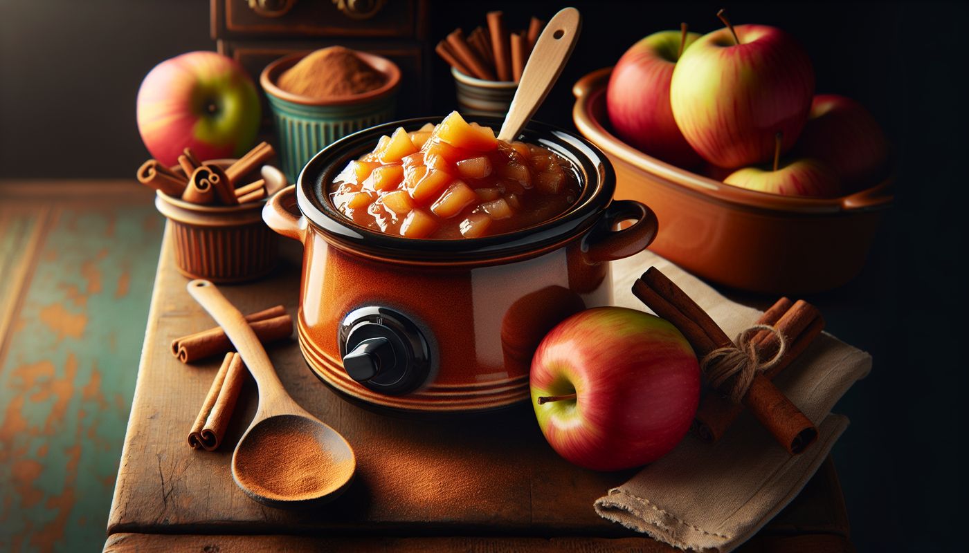 Crockpot Cinnamon Apple Sauce
