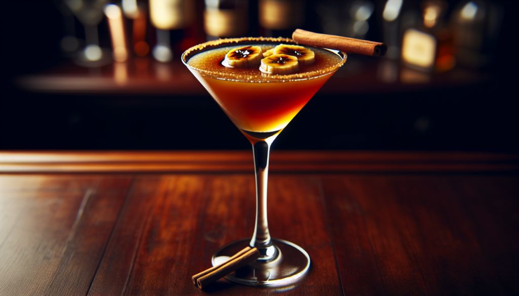Bananas Foster Martini