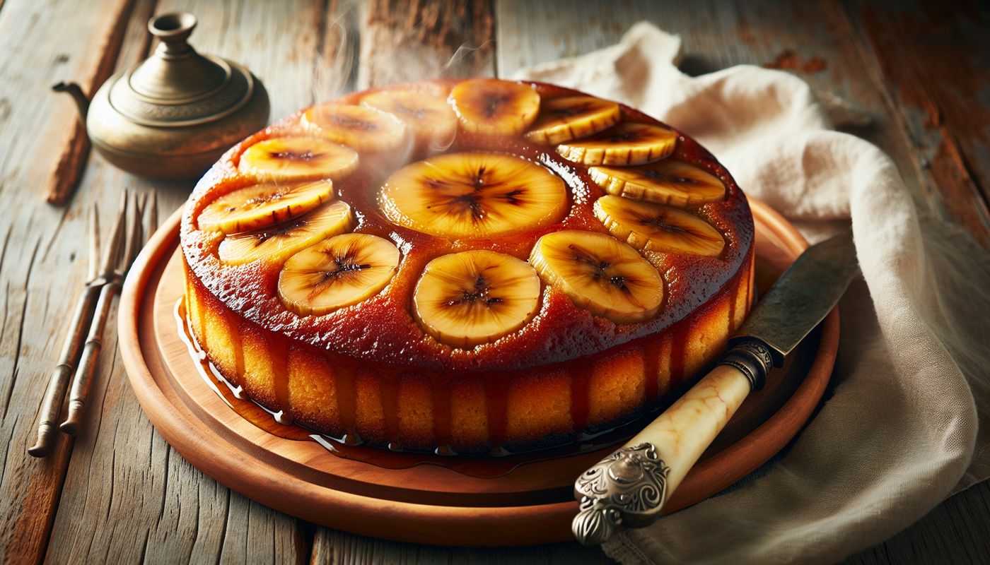 Banana Upside Down Cake