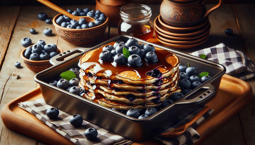 Blueberry Buttermilk Pancake Casserole