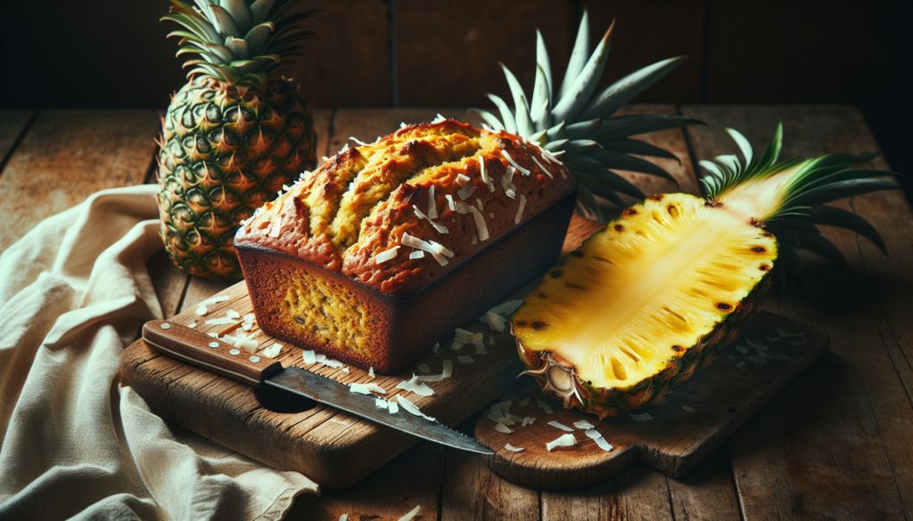 Hawaiian Banana Bread with Coconut & Pineapple