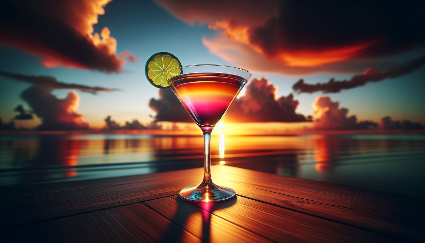 Caribbean Sunset Martini