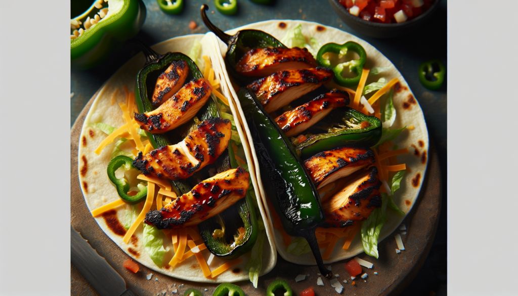 Crispy Poblano Chicken Tacos