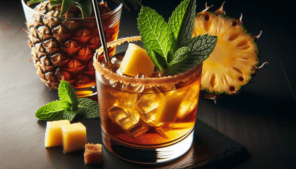 Bourbon Pineapple Smash
