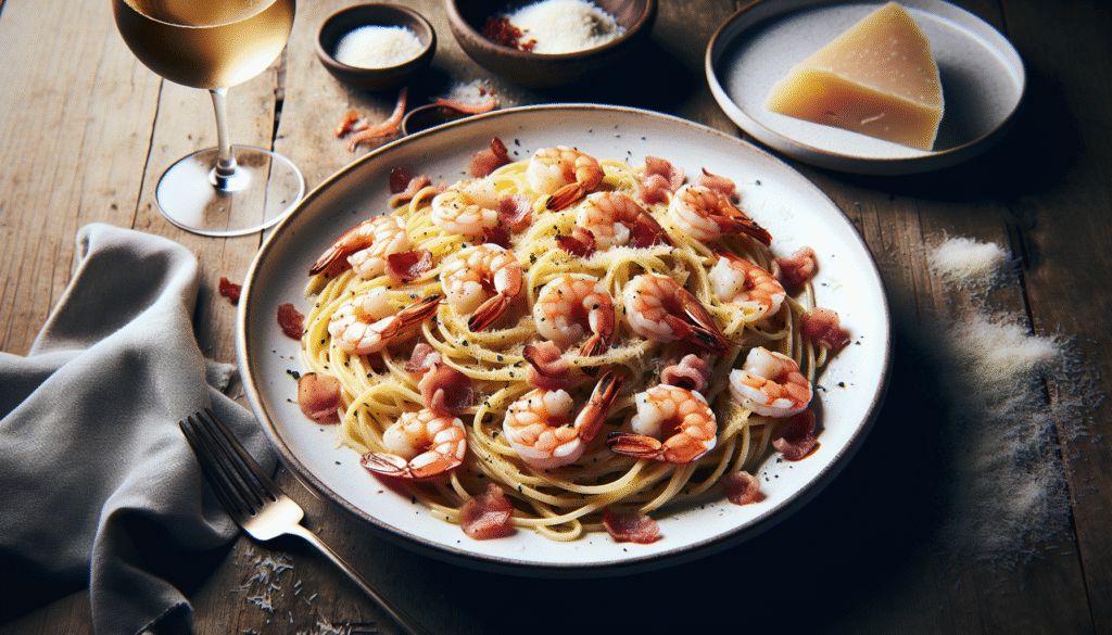 Shrimp Carbonara
