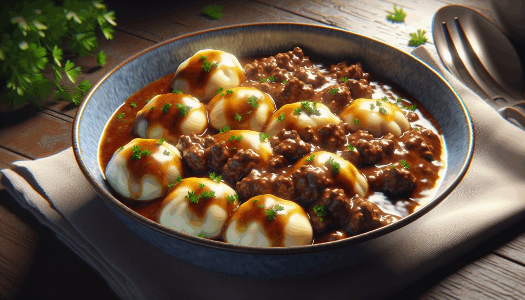 Ground Beef and Dumplings