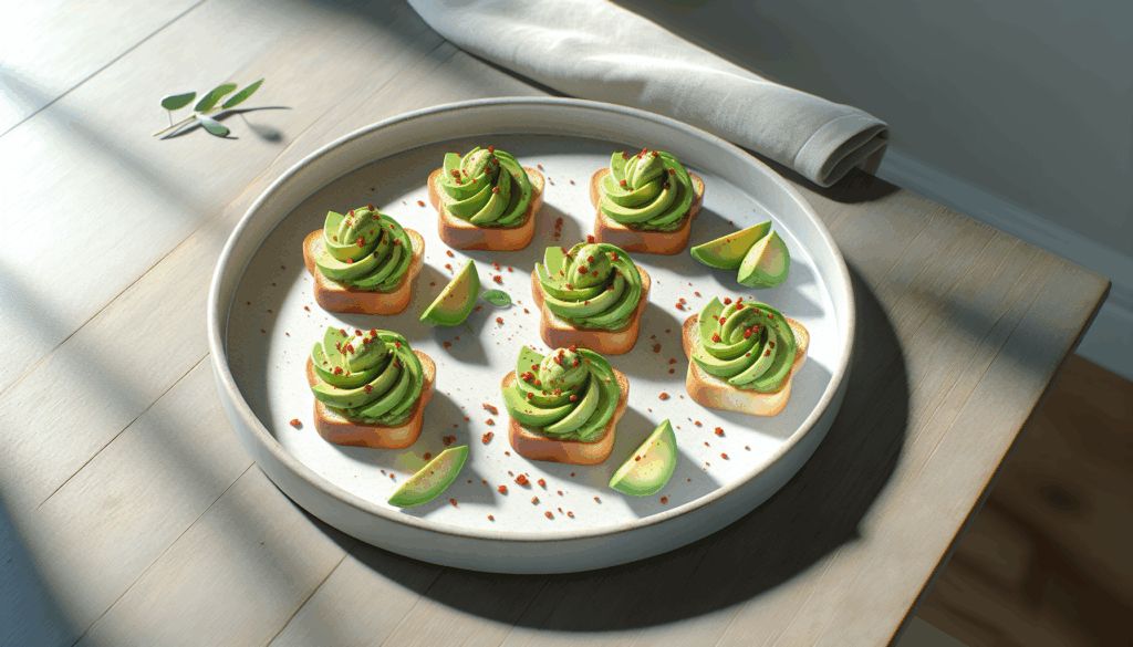 Mini Avocado Toast Bites