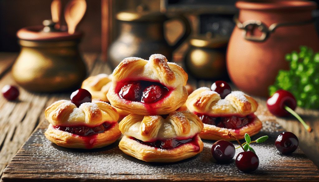 Quick Cherry Pie Bites