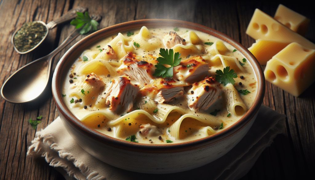 Alfredo Lasagna Soup