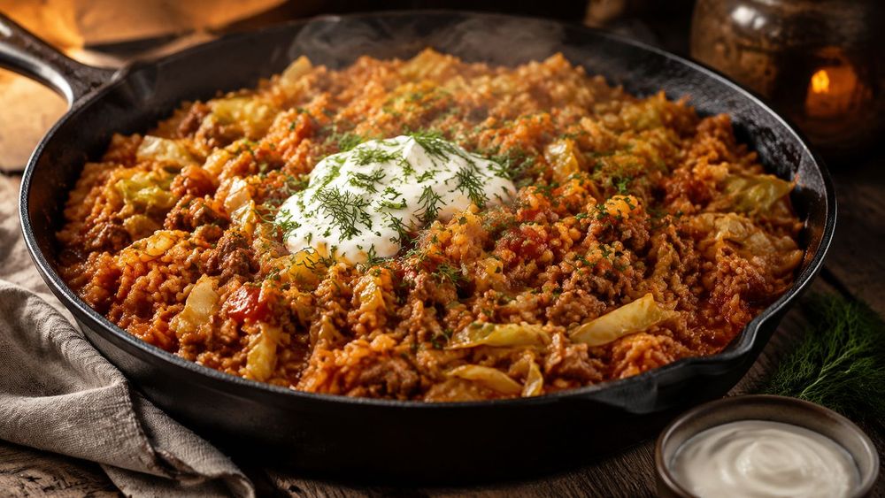 Cabbage Roll Skillet Dinner