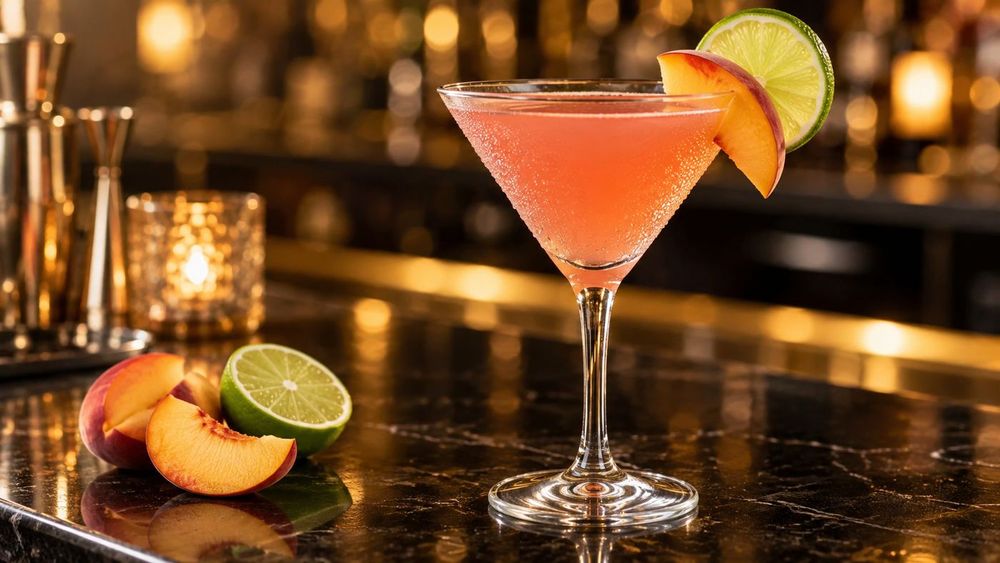Peach Vodka Cosmopolitan