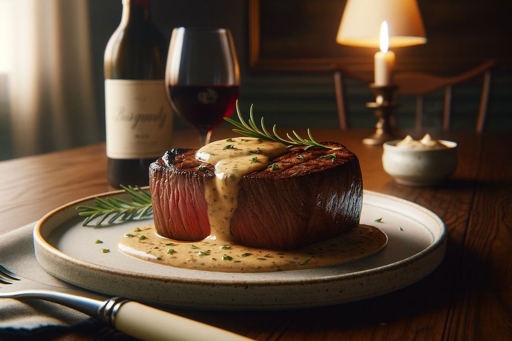 Filet Mignon with Bearnaise Sauce