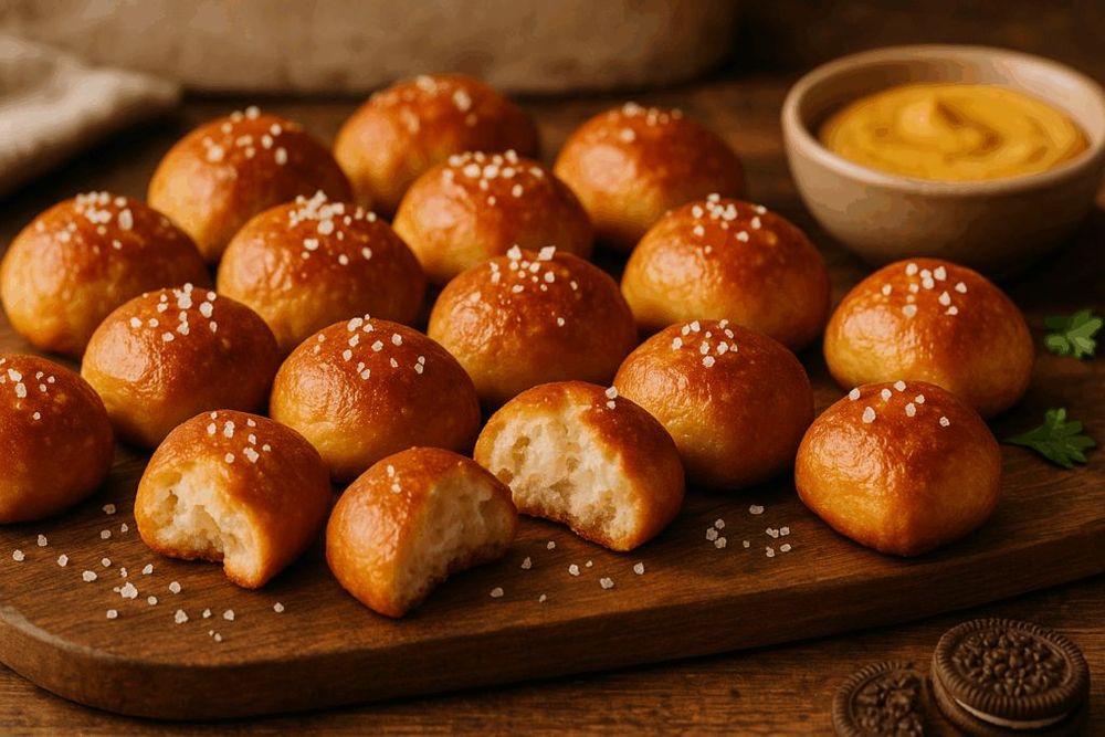 Homemade Soft Pretzel Bites