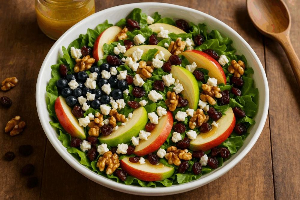 Honeycrisp Apple and Feta Salad