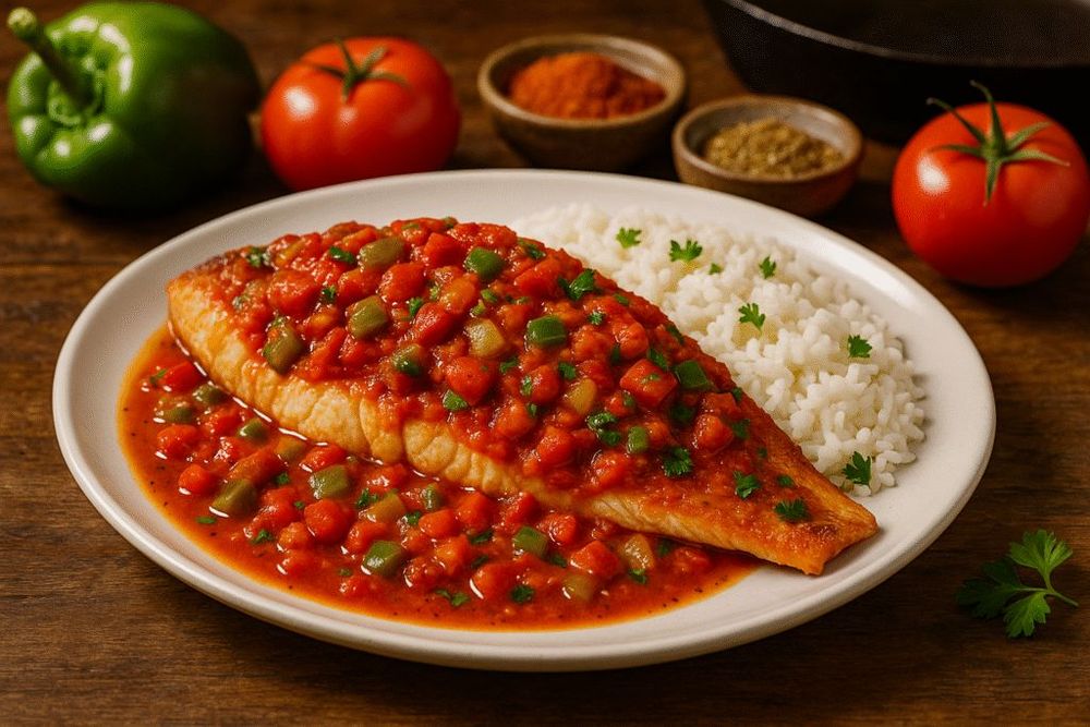 Red Snapper with Creole Sauce