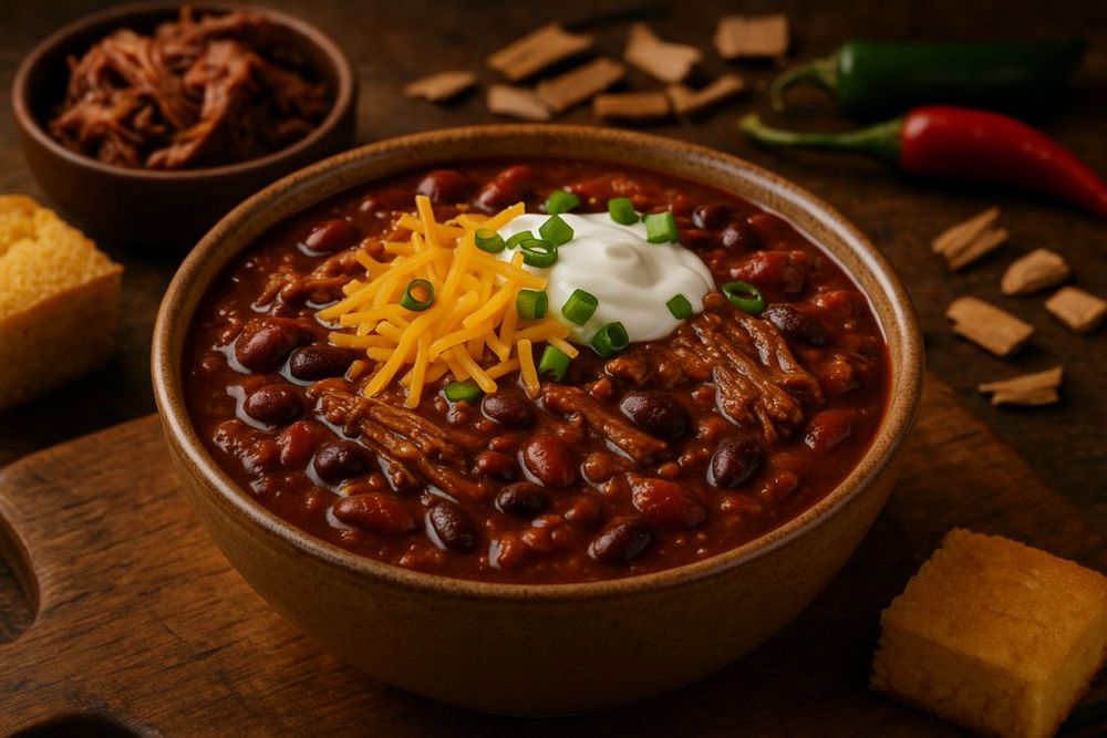 Smoked Pulled Pork Chili