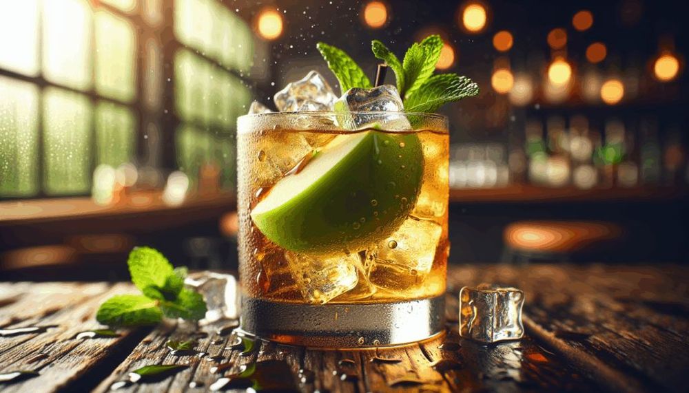 Apple Whiskey Smash