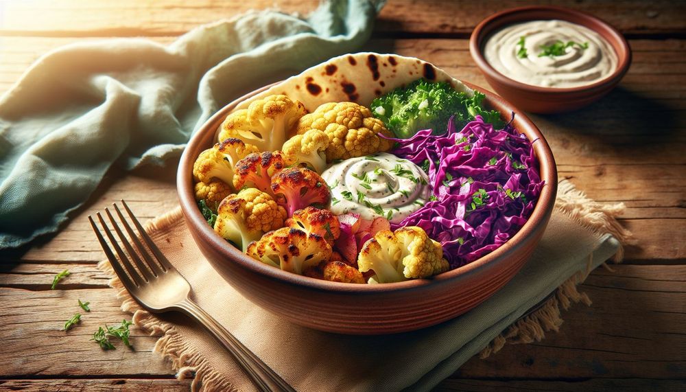 Vegan Cauliflower Shawarma Bowls