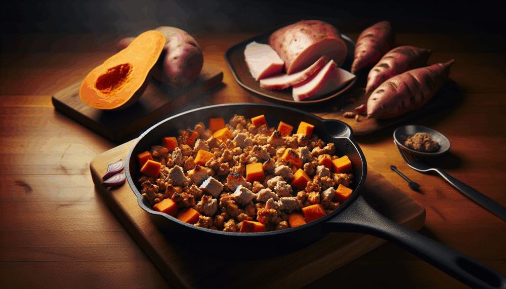Ground Turkey Sweet Potato Skillet
