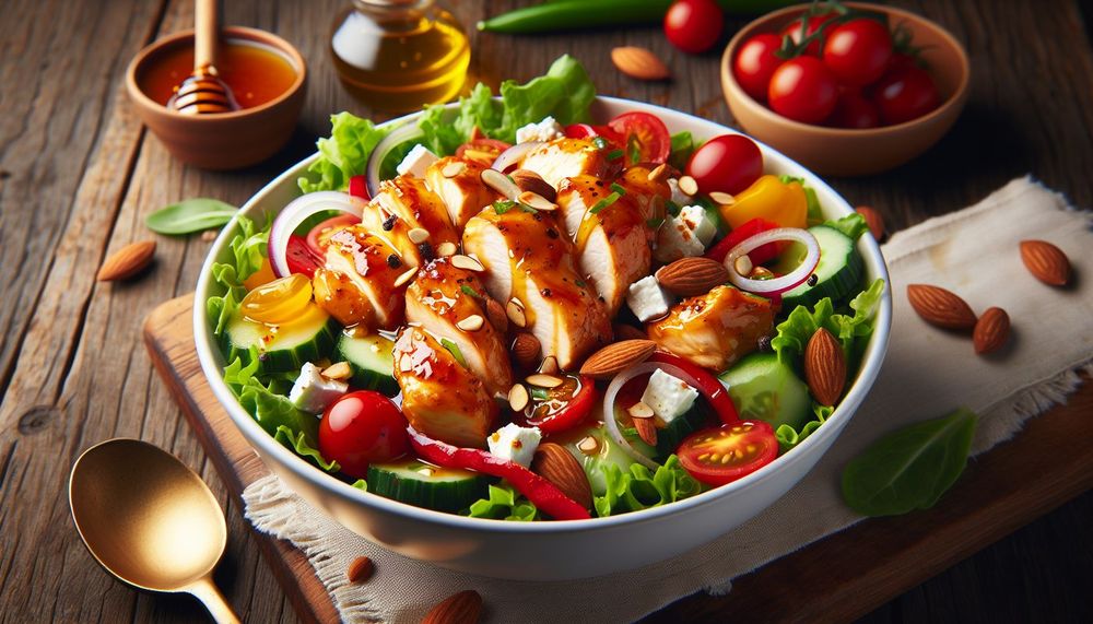 Hot Honey Chicken Salad