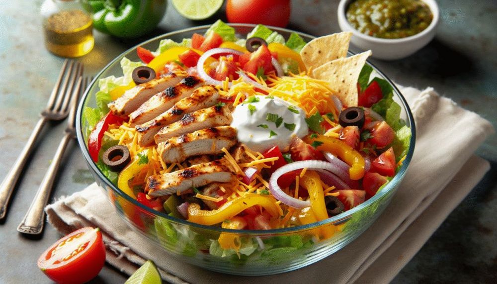 Chicken Fajita Salad