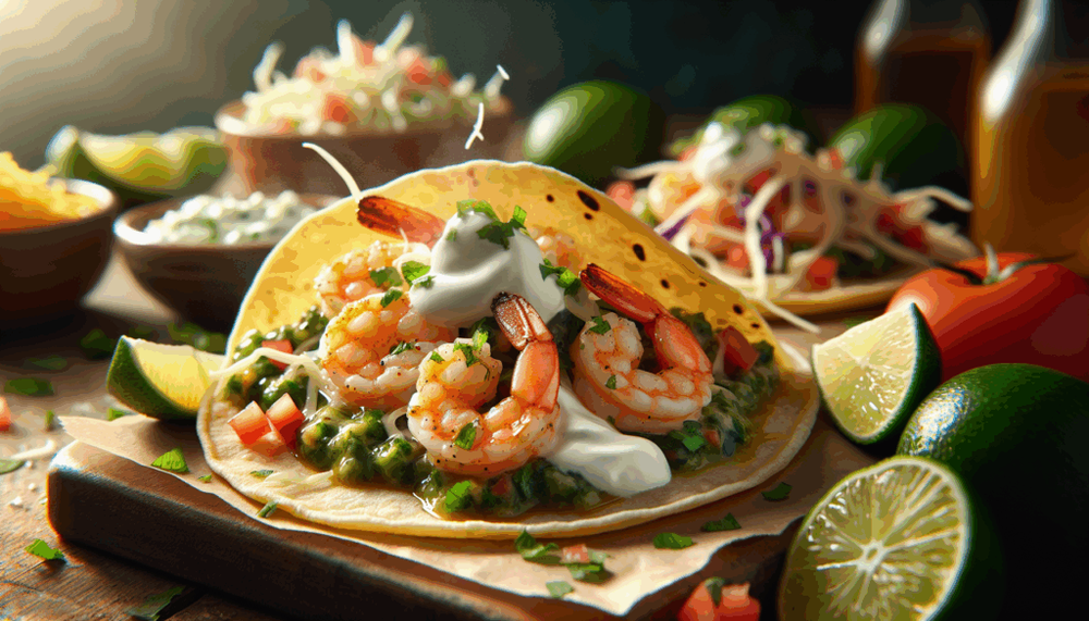 Cilantro Lime Shrimp Tacos