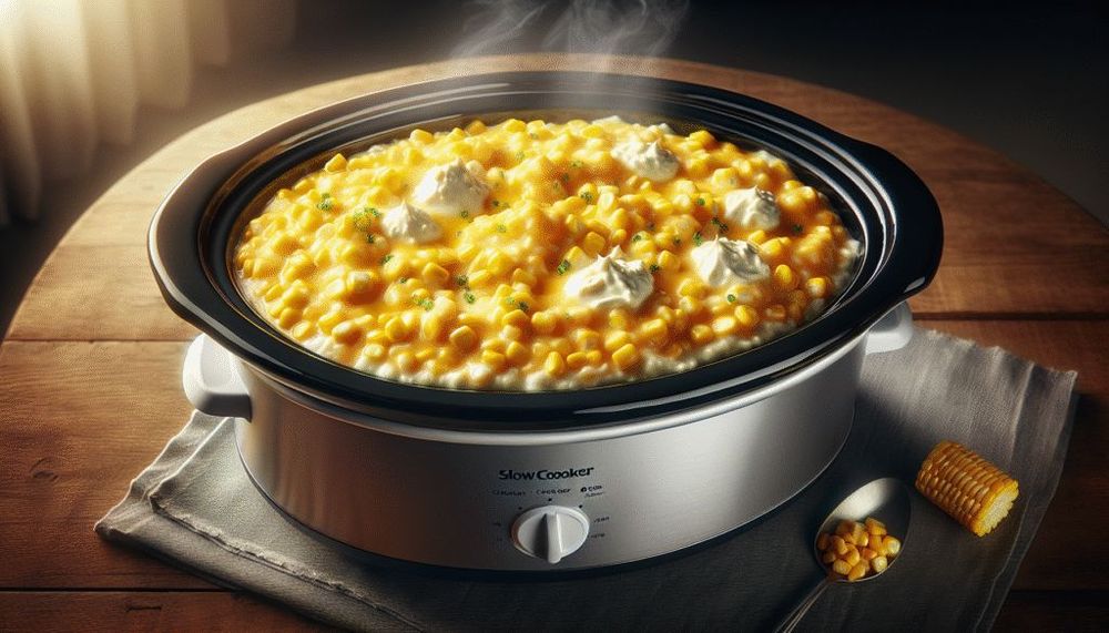 Slow Cooker Cream Cheese Corn Casserole