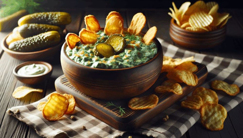 Fried Dill Pickle Dip