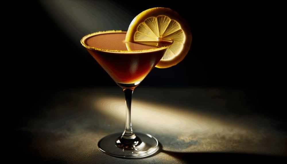 Chocolate Lemon Velvet Martini