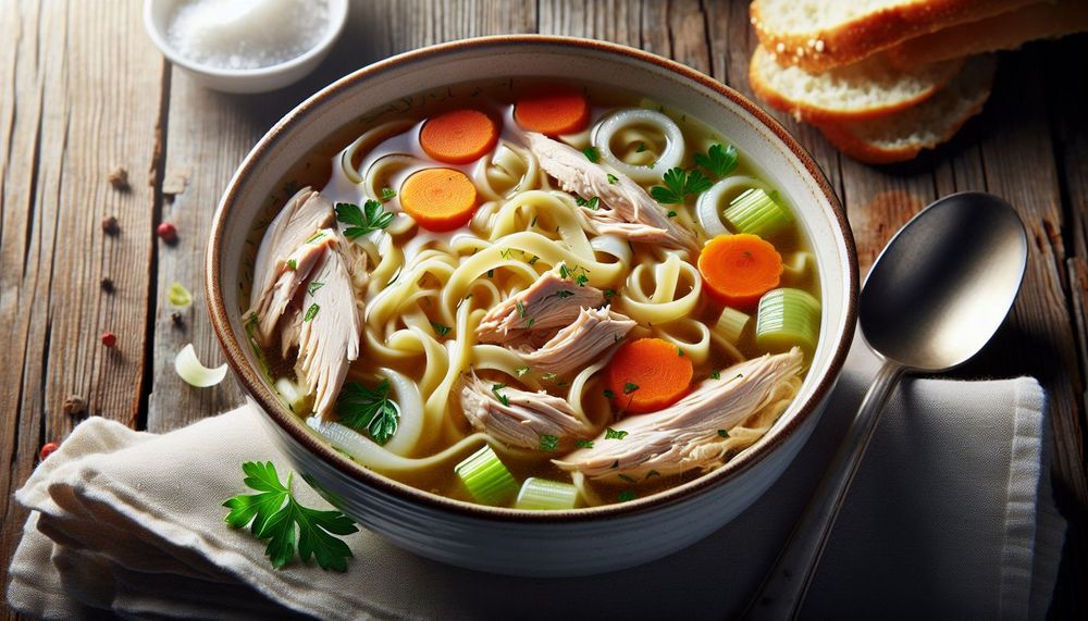 Rotisserie Chicken Noodle Soup